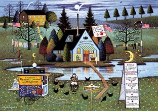 Cover art for Buffalo Games - Charles Wysocki - Know It All - 300 Large Piece Jigsaw Puzzle