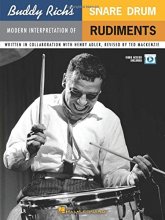 Cover art for Buddy Rich's Modern Interpretation of Snare Drum Rudiments: Book/2-DVDs Pack