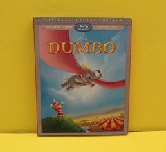 Cover art for Disney's Dumbo 75th Anniversary Bluray/DVD