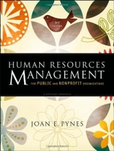 Cover art for Human Resources Management for Public and Nonprofit Organizations: A Strategic Approach (Essential Texts for Nonprofit and Public Leadership and Management)