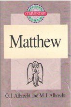 Cover art for Matthew (People's Bible Commentary)