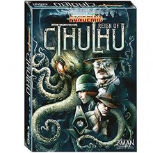 Cover art for Pandemic Reign of Cthulhu Board Game | Family Board Game | Board Game for Adults and Family | Cooperative Board Game | Ages 14+ | 2 to 4 players | Average Playtime 40 minutes | Made by Z-Man Games