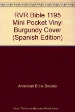 Cover art for RVR Bible 1195 Mini Pocket Vinyl Burgundy Cover (Spanish Edition)