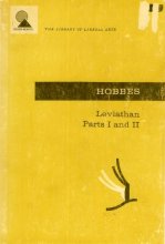 Cover art for Hobbes- Leviathan Parts I and II [The Library of Liberal Arts] w/ Intro from H.W.Schneider