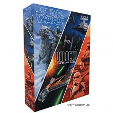 Cover art for Star Wars UNLOCK! The Escape Game | Escape Room Games for Adults and Kids | Mystery Games for Family Game Night | Ages 10 and up | 1-6 Players | Average Playtime 1 Hour | Made by Space Cowboys