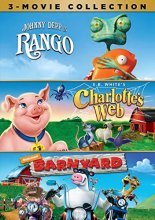 Cover art for Rango/Charlotte's Web/Barnyard 3-Movie Collection