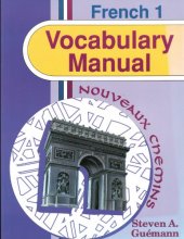 Cover art for French 1 Vocabulary Manual Noveaux Chemins