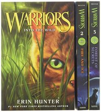 Cover art for Warriors Box Set: Volumes 1 to 3: Into the Wild, Fire and Ice, Forest of Secrets (Warriors: The Prophecies Begin)