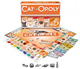 Cover art for Late for the Sky CAT-opoly Board Game White, Large