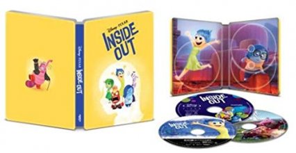 Cover art for Inside Out (Limited Edition Steelbook) [4K Ultra HD + Blu-ray + Digital HD]