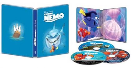 Cover art for Finding Nemo 4K Limited Edition Collectible Steelbook; 4K + Blu Ray + Digital