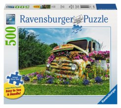 Cover art for Flower Truck - 500pc Large Format Jigsaw Puzzle By Ravensburger