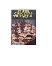 Cover art for Chess Checkers & Tic Tac Toe with Dual Sided Gameboard