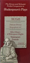 Cover art for The Simon and Schuster Pocket Companion to Shakespeare's Plays