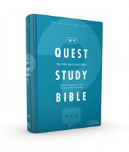 Cover art for NIV, Quest Study Bible, Hardcover, Blue, Comfort Print: The Only Q and A Study Bible
