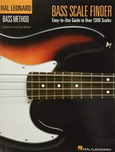 Cover art for Bass Scale Finder: Easy-to-Use Guide to Over 1,300 Scales 9 inch. x 12 inch. Edition (Hal Leonard Bass Method)
