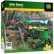 Cover art for MasterPieces John Deere 1000 Puzzles Collection - Deere Crossing 1000 Piece Jigsaw Puzzle