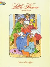 Cover art for Little Women Coloring Book (Dover Classic Stories Coloring Book)