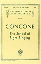 Cover art for Concone - School of Sight-Singing: Vocal