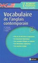 Cover art for Vocabularie de l'anglais contemporain (Le Robert & Nathan Langues actuelles) French to English Dictionary