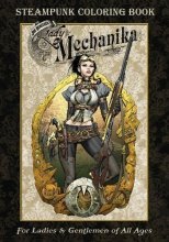 Cover art for Lady Mechanika Steampunk Coloring Book