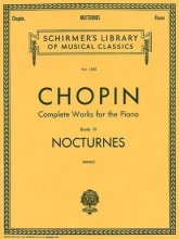 Cover art for Nocturnes: Schirmer Library of Classics Volume 1550 Piano Solo