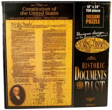 Cover art for American Documents The Constitution of The United States Jigsaw Puzzle, 750-Piece