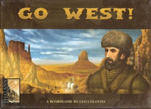 Cover art for Go West! Board Game