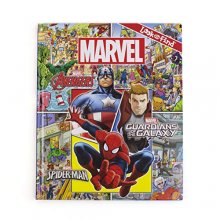 Cover art for Marvel - Avengers, Guardians of the Galaxy, and Spider-man Look and Find Activity Book - Characters from Avengers Endgame Included - PI Kids