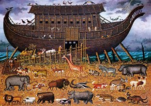 Cover art for Buffalo Games - Charles Wysocki - Noah and Friends - 300 Large Piece Jigsaw Puzzle