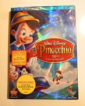 Cover art for Pinocchio 70th Anniversary (a Little Golden Book included) DVD