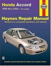 Cover art for Honda Accord 1998-2002 (Haynes Repair Manual)