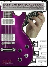 Cover art for EASY GUITAR SCALES DVD Over 50 Common and Exotic Scales and Modes For Guitar