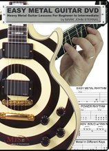 Cover art for EASY METAL GUITAR DVD - Heavy Metal Guitar Lessons For Beginner through Intermediate