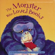Cover art for The Monster Who Loved Books