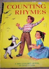 Cover art for COUNTING RHYMES Big Golden Book 10419
