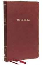 Cover art for KJV, Thinline Bible, Leathersoft, Burgundy, Red Letter, Comfort Print: Holy Bible, King James Version