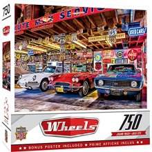 Cover art for MasterPieces Wheels 750 Puzzles Collection - Triple Threat 750 Piece Jigsaw Puzzle