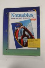 Cover art for Glencoe Algebra 2 Noteables Florida Edition Book