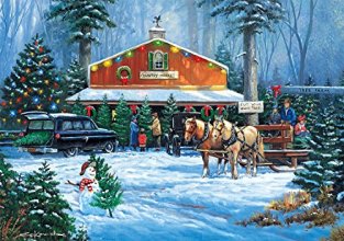 Cover art for Buffalo Games - Holiday Collection - Holiday Tradition - 500 Piece Jigsaw Puzzle Multicolor, 21.25"L X 15"W