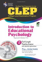 Cover art for CLEP® Introduction to Educational Psychology w/CD (CLEP Test Preparation)