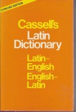 Cover art for Cassell's Concise Latin-English, English-Latin Dictionary (English and Latin Edition)