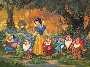 Cover art for Ceaco Disney Fine Art Snow White Among Friends Jigsaw Puzzle, 1000 Pieces