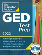 Cover art for Princeton Review GED Test Prep, 2022: Practice Tests + Review & Techniques + Online Features (2022) (College Test Preparation)