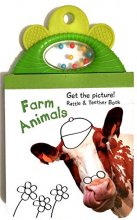 Cover art for Get the picture! Rattle & teether book: Farm animals