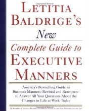 Cover art for Letitia Baldrige's New Complete Guide to Executive Manners