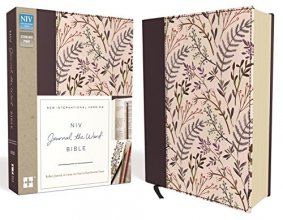 Cover art for NIV, Journal the Word Bible, Cloth over Board, Pink Floral: Reflect, Journal, or Create Art Next to Your Favorite Verses