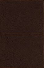 Cover art for Holy Bible: King James Version, Earth Brown, Leathersoft, Center-Column, Giant Print Reference