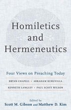 Cover art for Homiletics and Hermeneutics: Four Views on Preaching Today