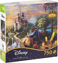 Cover art for Thomas Kinkade The Disney Dreams Collection: Beauty and The Beast Falling in Love Puzzle, 750 Pieces, 24" X 18"